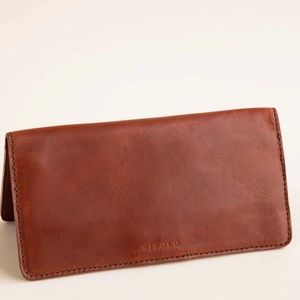 Nisolo Women’s Leather Wallet in Rosewood